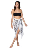 Spun Scarves Scarf Shining Spots / White Shining Spots Wrap Sarong Scarf