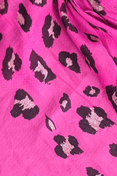 Shining Spots Animal Print Coverup Kimono