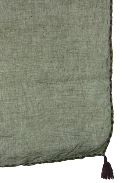 Spun Scarves Scarf Stitch & Pom Scarf Wrap