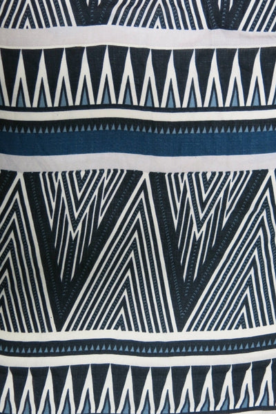 Spun Scarves Scarf Triangle Tips / Black Oversized Scarf Wrap in Printed Triangle Tips Print