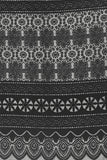 Spun Scarves Wrap Snowflake Intarsia Blanket Wrap