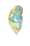 Vacation Mode Tropical Stripe Print Scarf Wrap Short Sarong