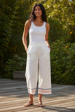 subtle-luxury-Vivianne Pant in Double Gauze with Multi Color Embroidery WHITE MUTLI EMBROIDERY MOOD 2