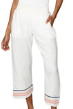 Subtle Luxury subtle-luxury-Vivianne Pant in Double Gauze with Multi Color Embroidery WHITE MUTLI EMBROIDERY MOOD