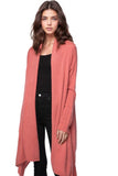 Subtle Luxury Cardigan 100% Cashmere Four Way Travel Sweater Wrap in Fall Colors