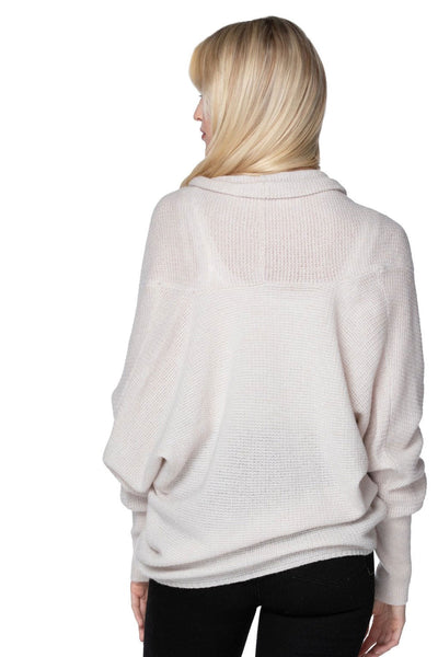 Subtle Luxury Cardigan 100% Cashmere Thermal Pullover Sweater