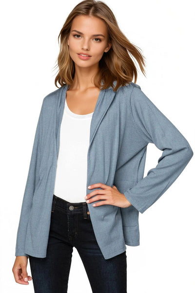 Subtle Luxury Cardigan S/M / Olympic / Zen Blend Zen Luna Hoodie Cardigan Sweater
