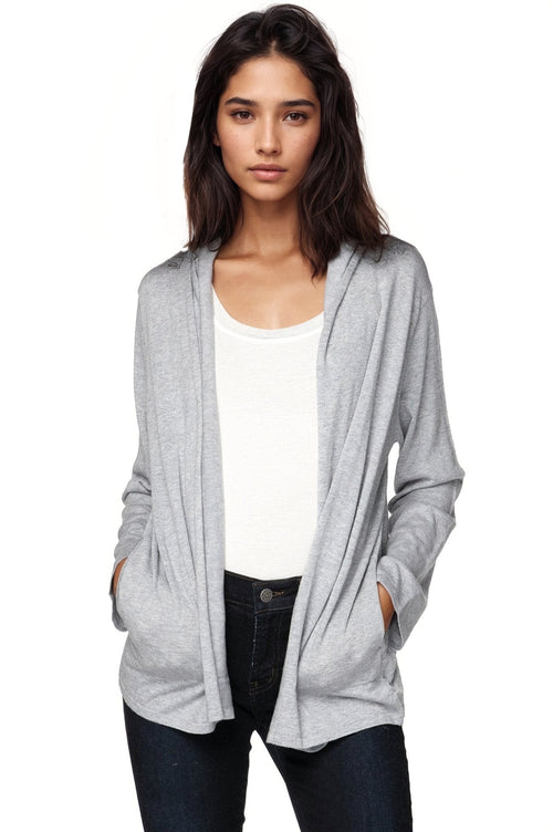 Subtle Luxury Cardigan XS/S / Smoke / Zen Blend Zen Luna Hoodie Cardigan Sweater