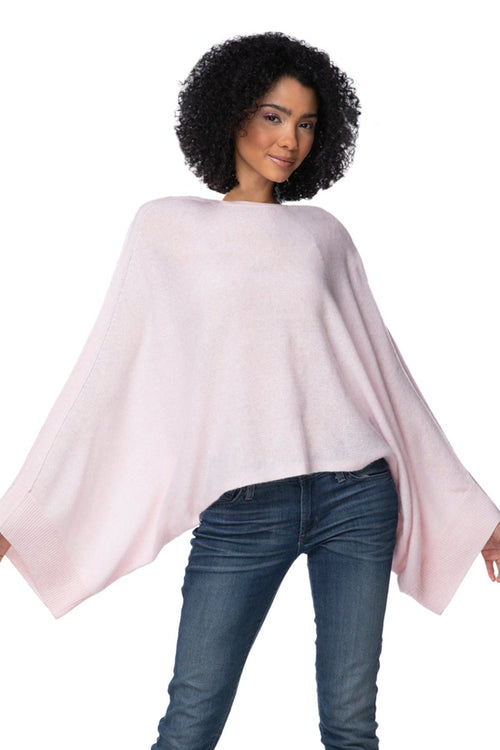 Subtle Luxury Cashmere Harbor Crew / One Size / Rose Quartz 100% Cashmere Harbor Crewneck Sweater