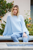 Subtle Luxury Cashmere Harbor Crew / One Size / Teardrop 100% Cashmere Harbor Crewneck Sweater