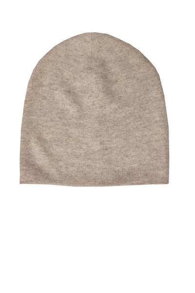 Subtle Luxury Cashmere Hat One Size / Almond 100% Cashmere Knit Beanie