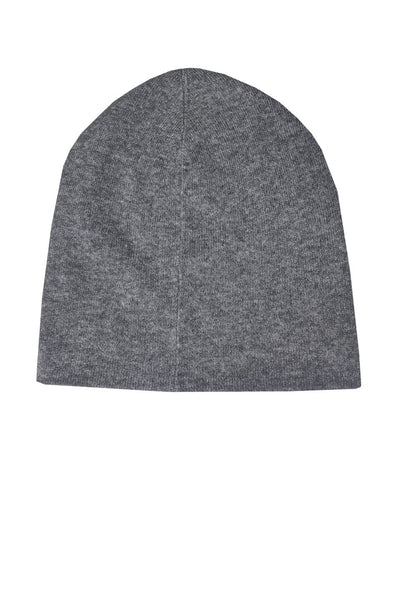 Subtle Luxury Cashmere Hat One Size / Cement 100% Cashmere Knit Beanie