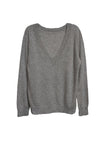 Subtle Luxury Cashmere Sweater 100% Cashmere Favorite Fitted V-Neck Sweater Knit