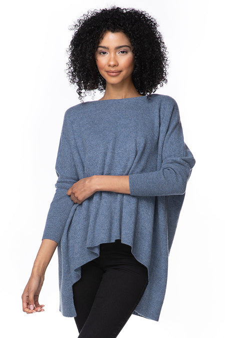 Washable Cashmere Wesley Pullover in Easy to Love Stripe