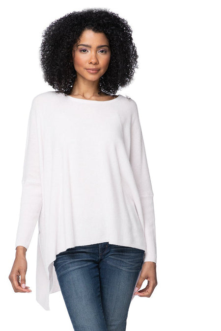 100% Cashmere Favorites Loose & Easy Cardigan in Almost White