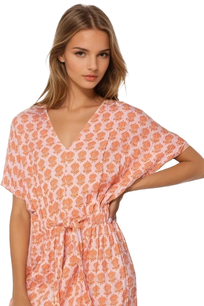 Subtle Luxury Dress Double Cotton Print Washed Gauze Bella Dress