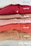 Double Gauze Unforgettable Button Front Shirt in Solids
