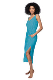 Subtle Luxury Dress XS/S / Aquamarine / 100% Cotton Double Gauze Double Gauze Cotton Solid Trish Tank Sundress