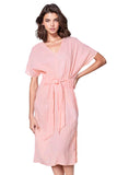 Subtle Luxury Dress XS/S / Icy Pink / 100% Cotton Double Gauze Double Gauze Cotton Washed Solid Bella Dress