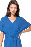 Subtle Luxury Dress XS/S / Pacific / 100% Cotton Double Gauze Double Gauze Cotton Washed  Bella Dress in Solids
