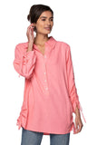 Subtle Luxury Dress XS/S / Watermelon / 55% Linen / 45% Cotton Our Favorite Serena Shirt - Mini Dress