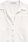 Subtle Luxury Dress Ziggy 100% Cotton Washed Button Down Embroidery Shirt Dress