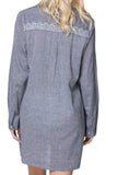 Subtle Luxury Dress Ziggy Button Down in Chambray