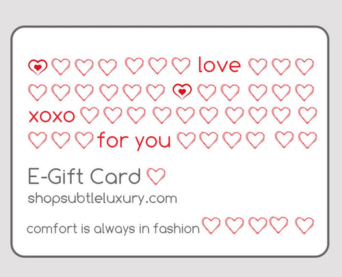 Subtle Luxury Gift Card $25 Gift Card Gift Card- Give the Gift of Luxury