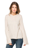 Subtle Luxury Hoodie S/M / Sand / Zen Blend Zen Blend Hannah Hooded Pullover Sweater