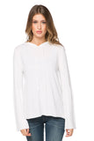 Subtle Luxury Hoodie XS/S / White / Zen Blend Zen Blend Hannah Hooded Pullover Sweater