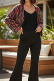 subtle-luxury-knit-scarf-Vintage Knit Diamond Chevron Pattern Bolero Shrug 3