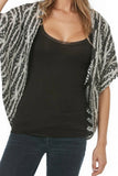 subtle-luxury-knit-scarf-nAlmost Vintage Chunky Stitch Sweater Knit Throw On Shrug black grey