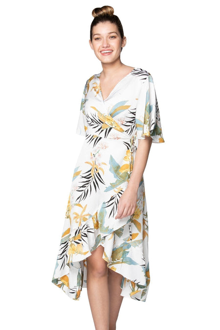 Rita Reversible Sun Dress in Lovely Lily Print