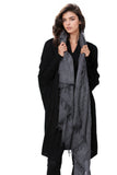 Subtle Luxury Luxury Scarf Charcoal / One Size 100% Cashmere Luxury Scarf, New York Parkway in Charcoal