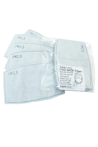 Subtle Luxury Mask One Size Charcoal Filter Inserts