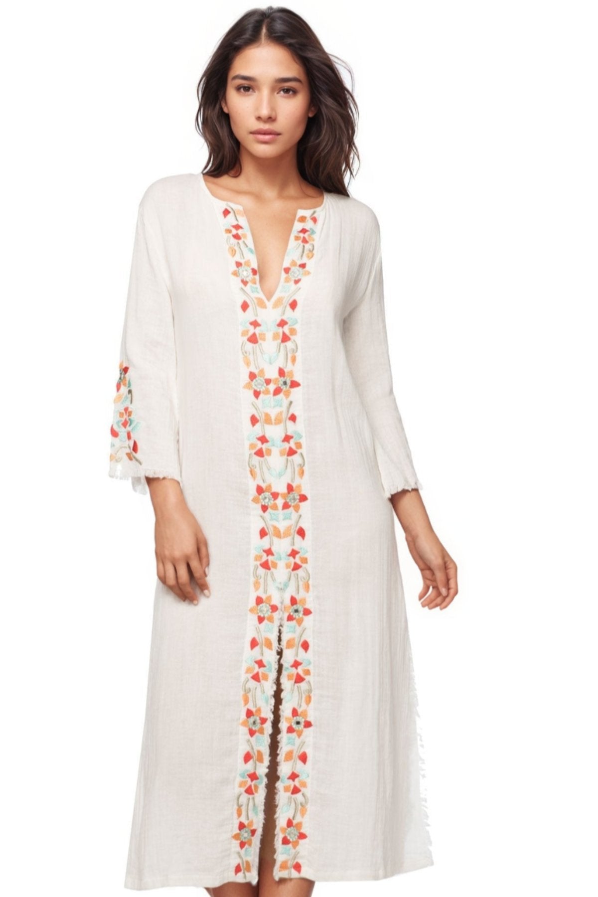 美品TODAYFUL　36inch Embroidery Gauze Dress subtle-luxury-maxi-dress-xs-s-