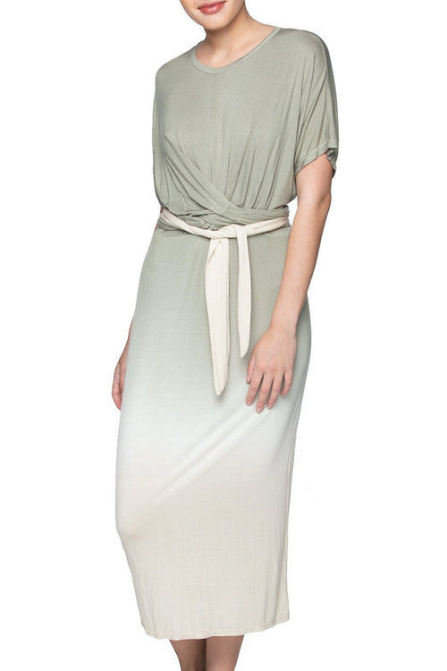 Subtle Luxury Maxi S/M / Avocado Ombre / 100% Rayon Ombre Outlander Dress