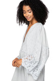 Subtle Luxury Maxi S/M / Slate / 100% Cotton Siren Cotton Eyelet Maxi Sun Dress