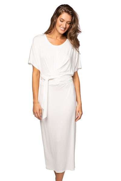 Subtle Luxury Maxi S/M / White Outlander Jersey Dress