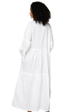 Subtle Luxury Maxi Siren Cotton Eyelet Maxi Sun Dress