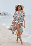 Subtle Luxury Maxi Tropical Escape Maxi Kimono Dress