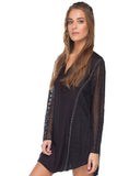 Subtle Luxury Mini Dreamer Lace Dress / S/M / Indigo Dreamer Lace Dress