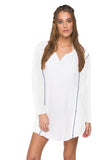 Subtle Luxury Mini Dreamer Lace Dress / XS/S / Foam/Indigo Dreamer Lace Dress