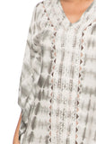Subtle Luxury Mini Sway Tassel Dress with Embroidery