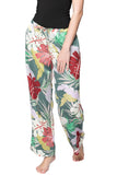 Subtle Luxury Pant L/XL / Emerald / 100% Polyester Bailey Beach Pant in Aloha Paradise Print
