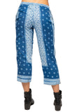 Subtle Luxury Pant Lira Beach Pant in Shibori Print and Dip Dye