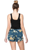 Subtle Luxury Pant Sasha Lounge Short in Tropical Prints On Sale Now