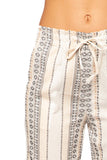 Subtle Luxury Pant XS/S / OB-Ivory / Black Adele Tasseled Pant