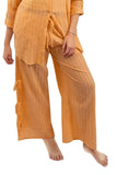 Subtle Luxury Pants S/M / Mandarin / 100% Cotton Gauze w/Lurex Cotton Gauze with Lurex Coastal Pant