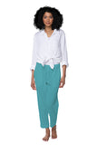 Subtle Luxury Pants XS/S / Aquamarine / 100% Cotton Double Gauze Double Gauze Getaway Pant in Solids